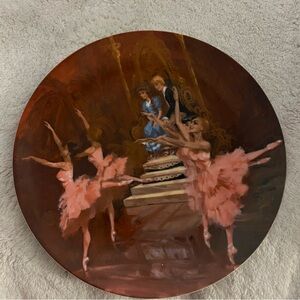 1980 The Waltz of the Flowers Viletta, Nutcracker Ballet Plate, 8 1/2" Diameter